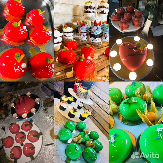 Торты, капкейки, трайфлы, меренговый рулет