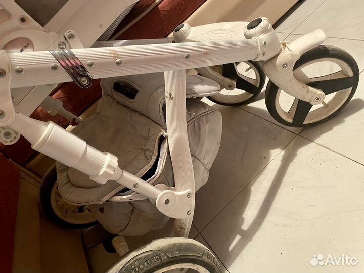 Коляска 2 в 1 adamex Monte Карбон