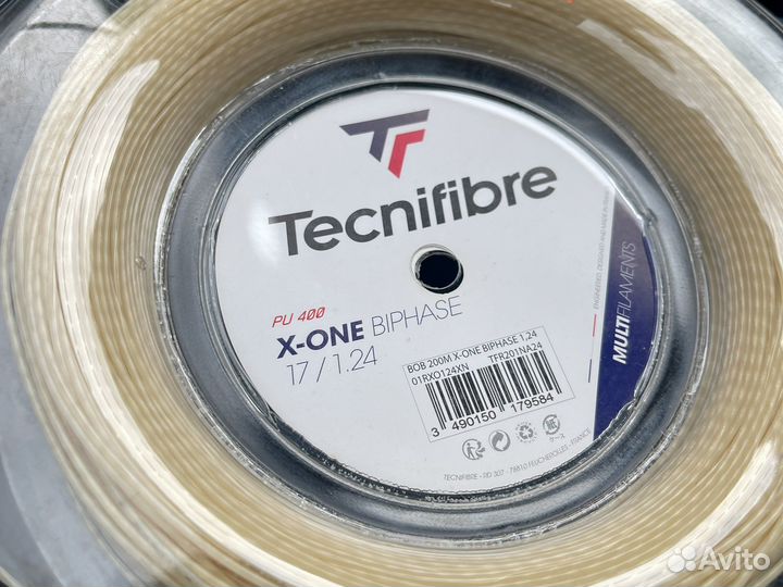 Струна technifibre x-one biphase 1,24/ 1,3
