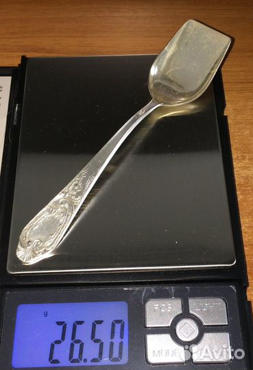 Серебряный совок для сахара 