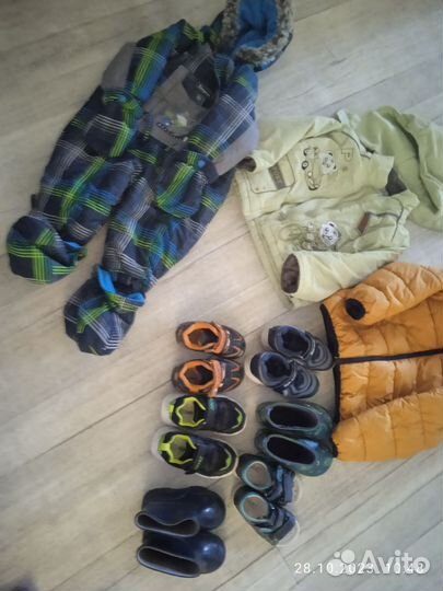 Вещи и коляска