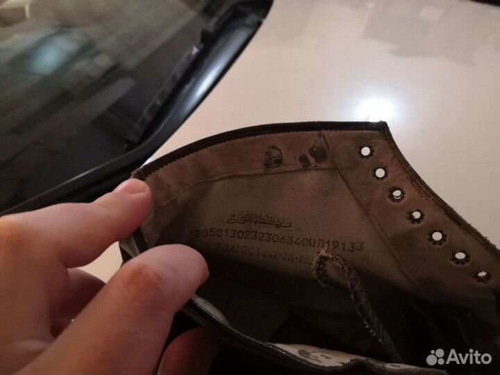 Ботинки офицерские хромовые СССР