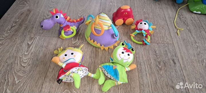 Развивающий коврик yookidoo, игрушки, каталки