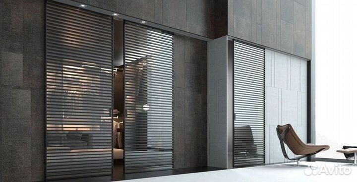 Межкомнатные перегородки. Раздвижные двери из реек