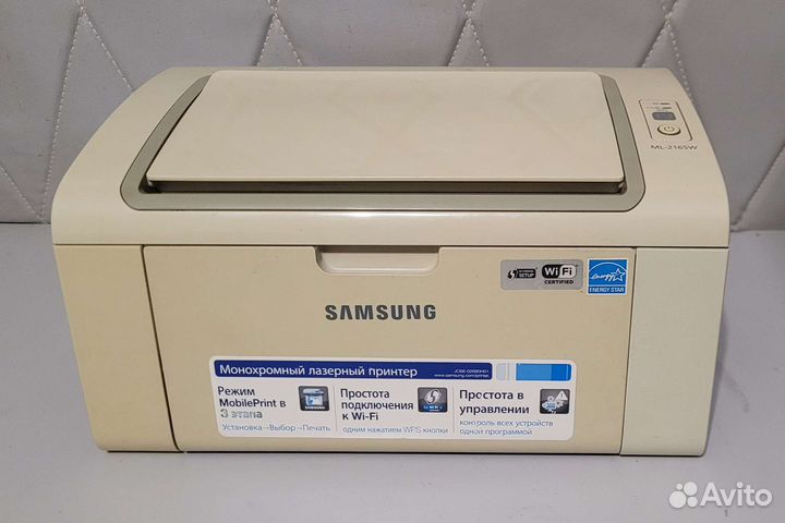 Принтер лазерный (6237 стр) Wi-Fi Samsung ML-2165w