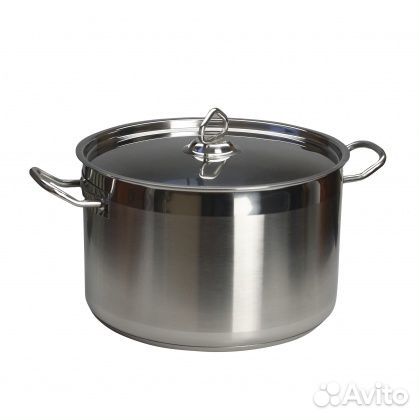 Кастрюля 15 л из нержавеющей стали Luxstahl