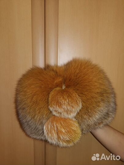 Шапка зимняя (берет) из песца