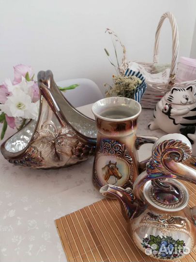 Набор посуды перламутр