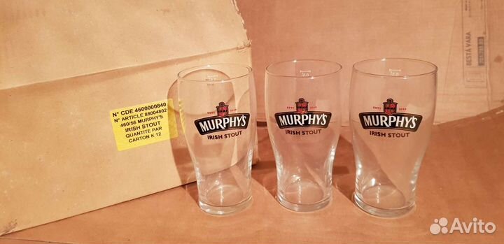 Бокал Murphys Irish Stout 0,5л