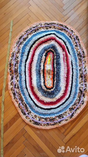 Коврик вязаный крючком