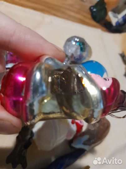 Елочные игрушки СССР реставрация