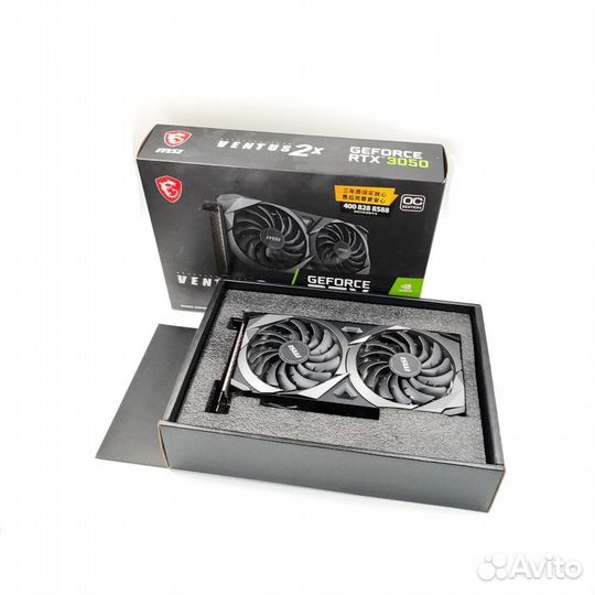 Видеокарта MSI GeForce RTX 3050 ventus 2X 8G
