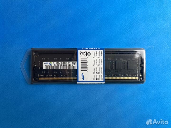 DDR3 8GB 1600Mhz samsung dimm Новая с Гарантией