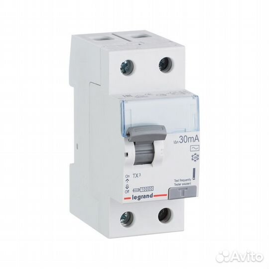 Узо TX3 (403040) 63А 300 мА 2P тип ас 10 кА