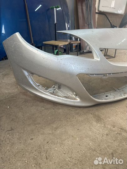 Передний бампер опель астра j