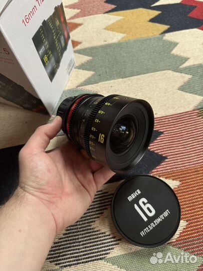 Кинообъектив Meike 16mm t2.5 prime FF