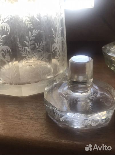 Хрустальный графин антикварный