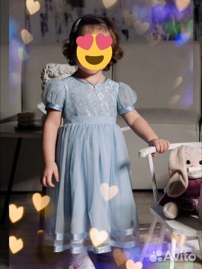 Платье для девочки 92