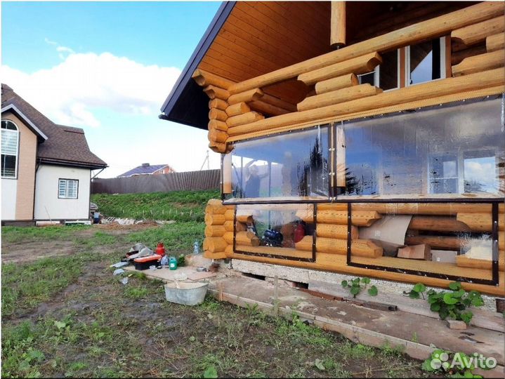 Мягкие окна (шторы) для террас