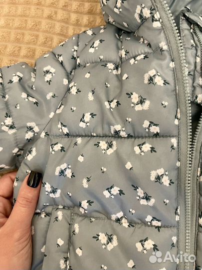 Осенняя куртка на девочку 80