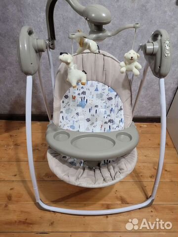 Детские электронные качели для новорожденных