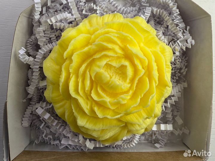 Мыло ручной работы пион