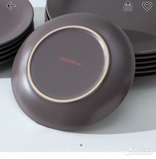 Набор тарелок новый