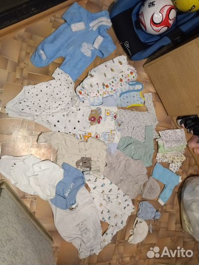 Детские вещи пакетом от 0 до 6 месяцев