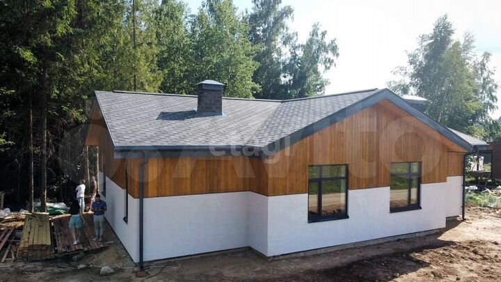 Коттедж 150 м² на участке 7 сот.