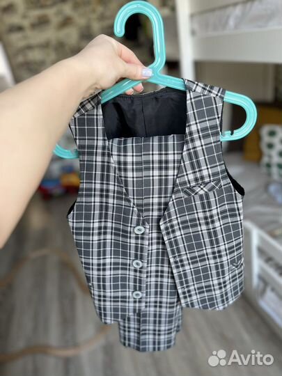 Костюм в клетку для мальчика