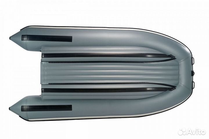Лодка mishimo lite DF 370 бело-серая