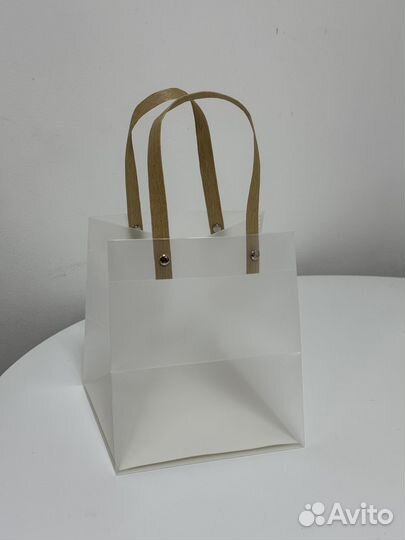 Прозрачный подарочный пакет для торта и подарков