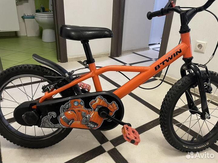Детский велосипед 16 бу btwin