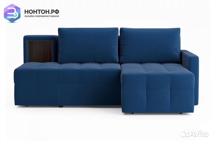Диван угловой трансформер Самми синий