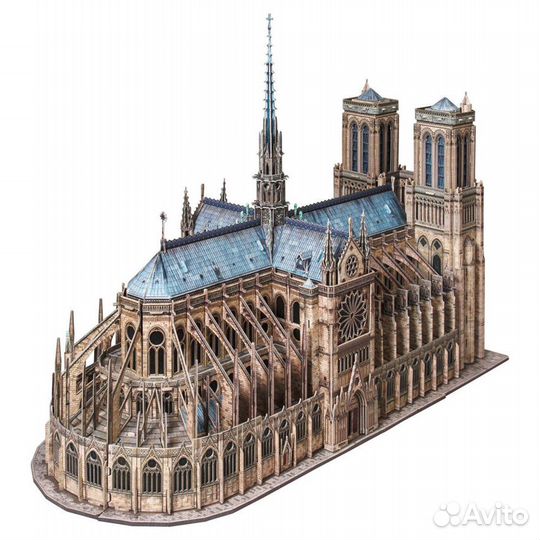 Умная бумага 3D пазл Нотр-Дам де Пари