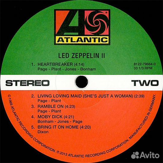 Виниловая пластинка WM LED Zeppelin LED Zeppelin I