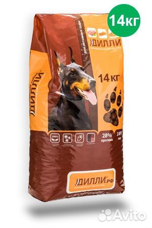 Сухой корм для собак Дилли
