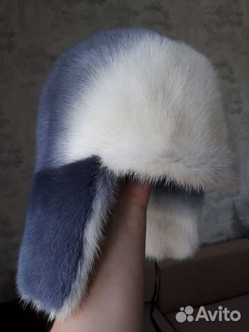 Шапка ушанка из кролика