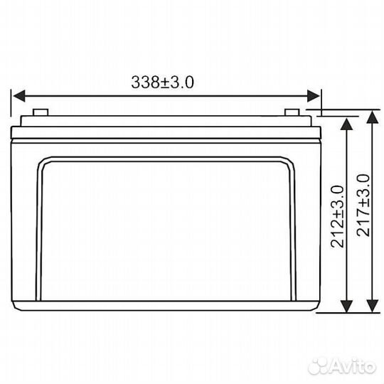 Аккумулятор тяговый WBR MBG 12100 100Ah