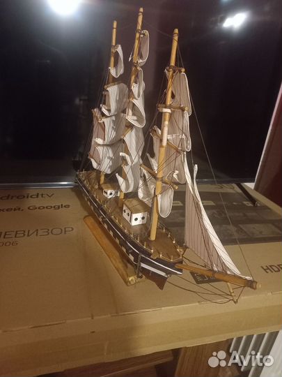 Сборная модель корабля из дерева