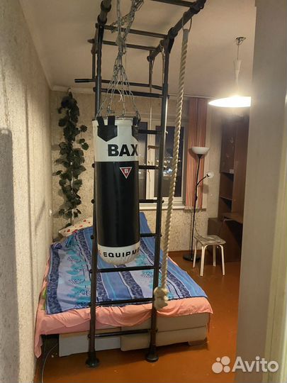 Шведская стенка с турником усиленная +груша