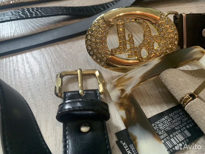 Ремень натуральная кожа, кож/зам