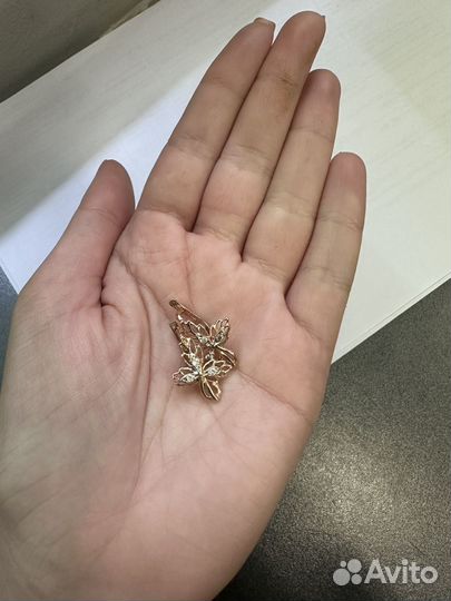 Серьги золото 585