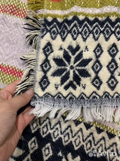 Шарф теплый, красивый с узором