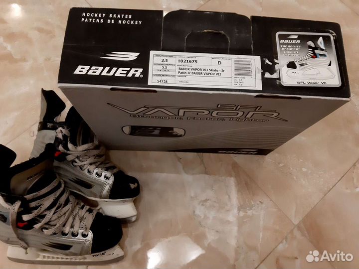 Коньки Bauer Vapor VII Jr подростковые