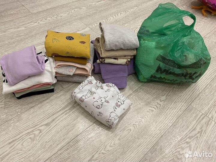 Одежда пакетом для девочки 86 92