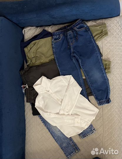 Вещи пакетом на мальчика 116-122 размер