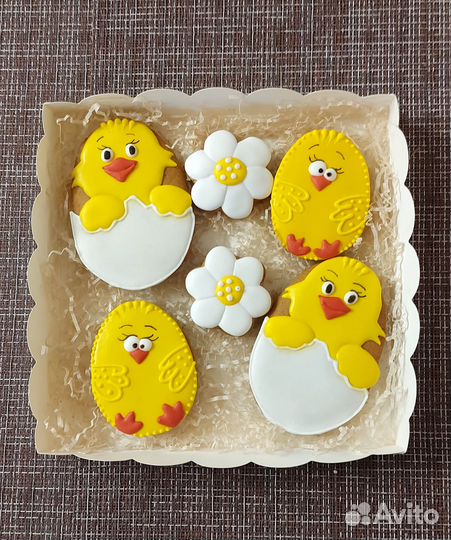 Имбирно-медовые пасхальные пряники