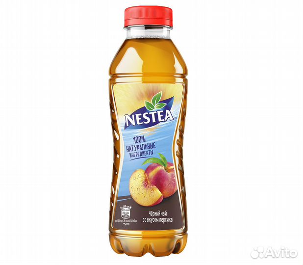 Холодный чай Nestea чёрный Персик 0,5л