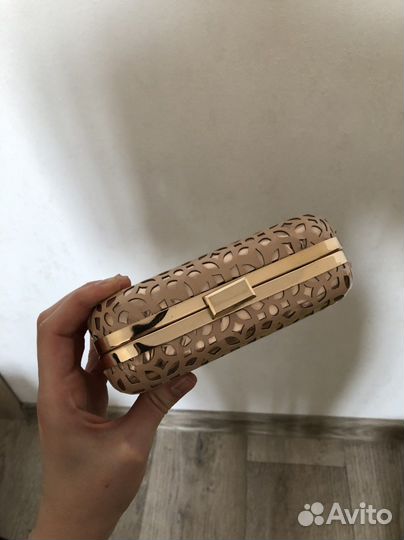 Сумка клатч бежевый